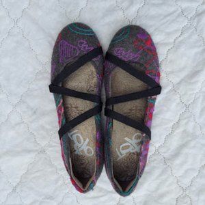 OPOT 9M Leather Lining Round Toe Strappy Flat Shoes - Womens US Size 9